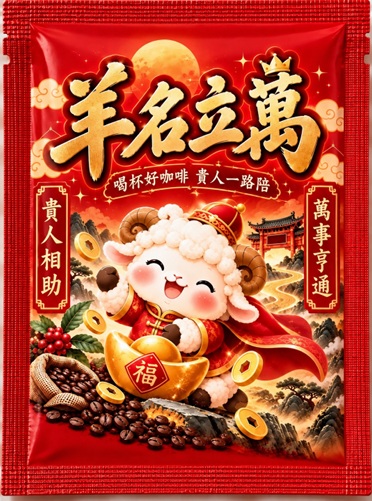 開運咖啡包｜一杯醒腦，也醒運。